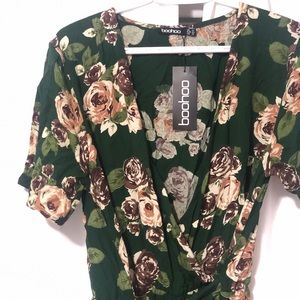 Boohoo Culotte Length Jumpsuit